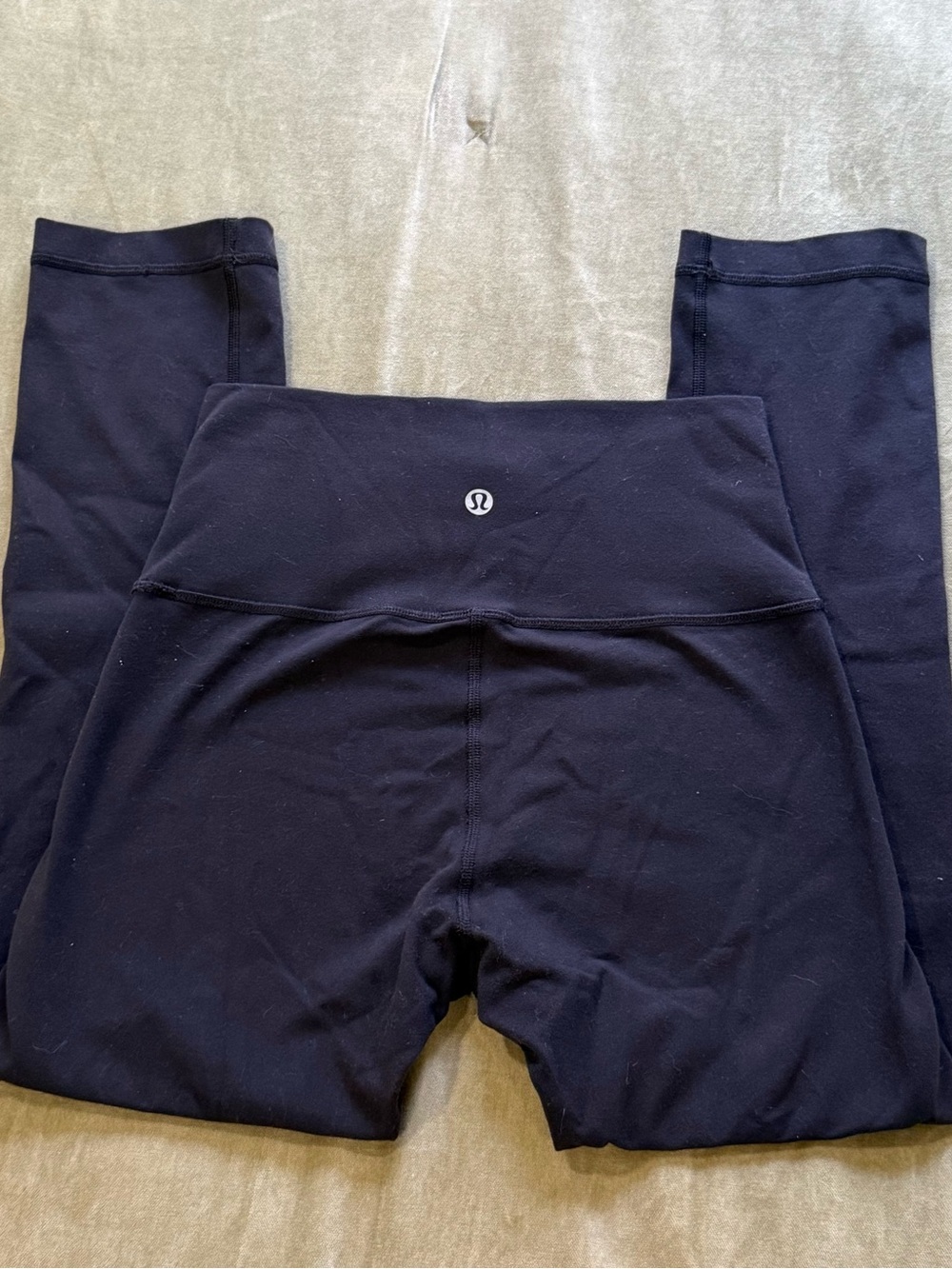Lululemon Black High Rise Cropped 7/8 Leggings Women’s Size 2/4 Approx